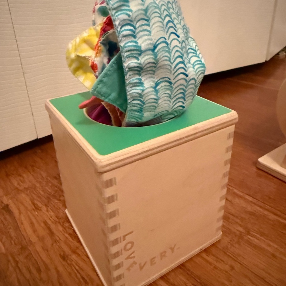Lovevery Wooden Tissue Box Toy